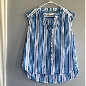 Vineyard Vines Cotton Sleeveless Striped Top